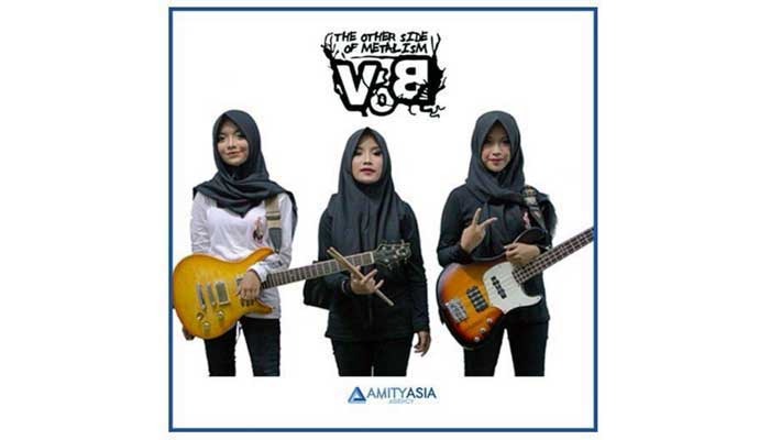 The all-girl Muslim metal band in Indonesia